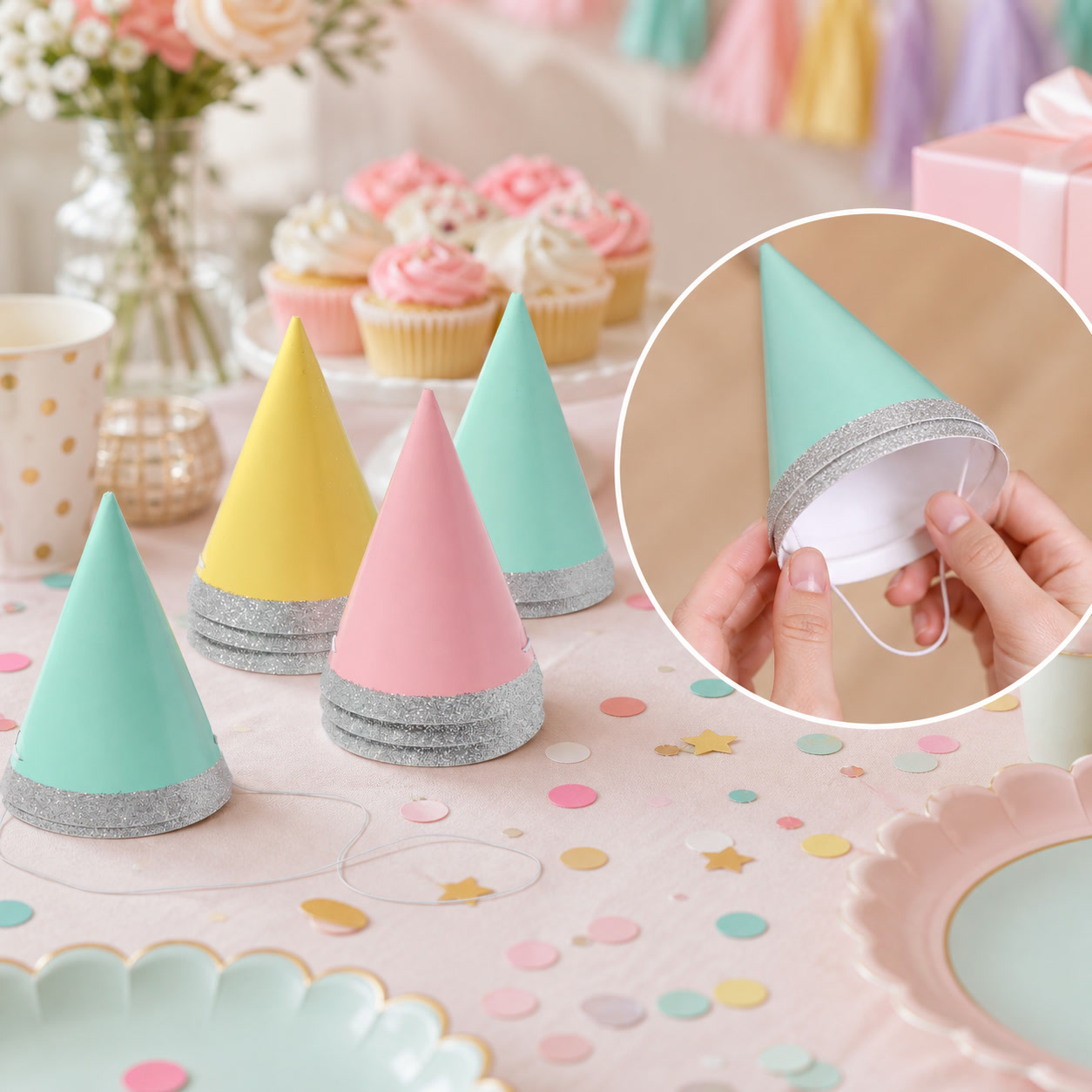 10 chapeaux de fête miniatures - Party Hat Cone avis et prix