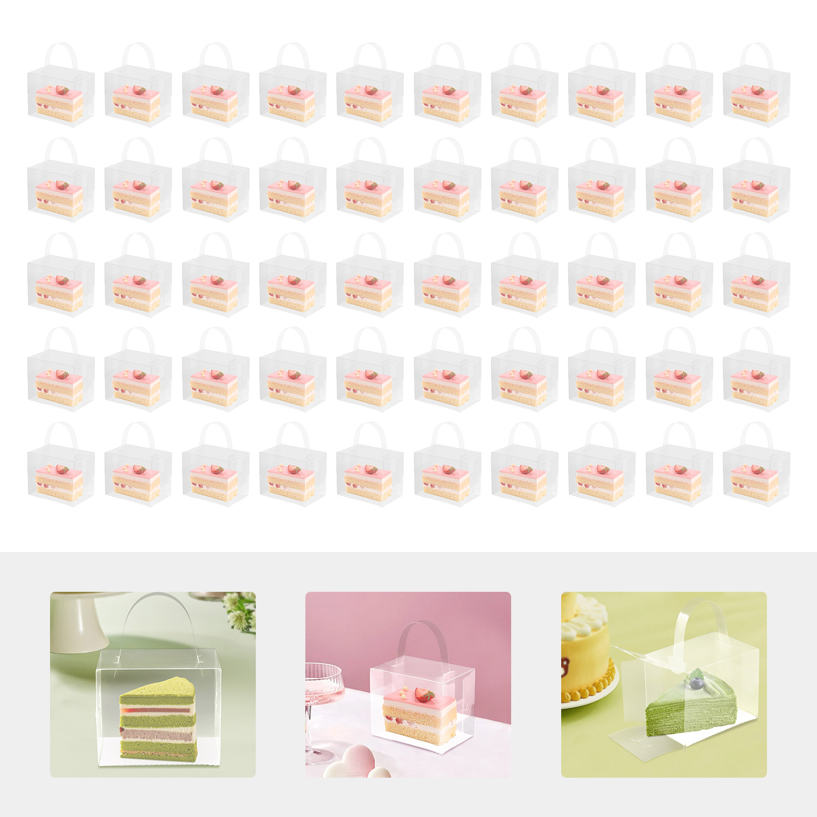Lot de 50 boîtes à gâteaux tra - Event Party Box avis et prix