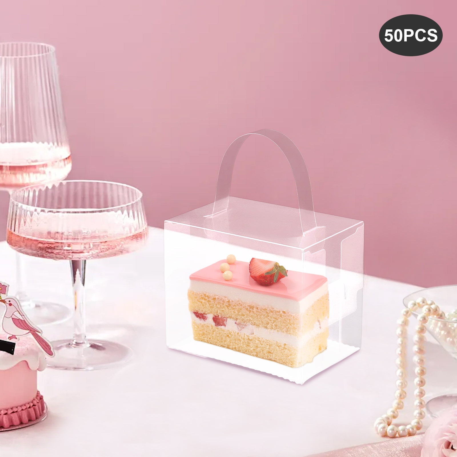 Lot de 50 boîtes à gâteaux tra - Event Party Box avis et prix