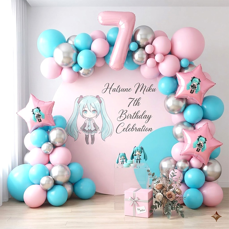 Kit d'arche de ballons Hatsune - Balloon Arch Kit avis et prix